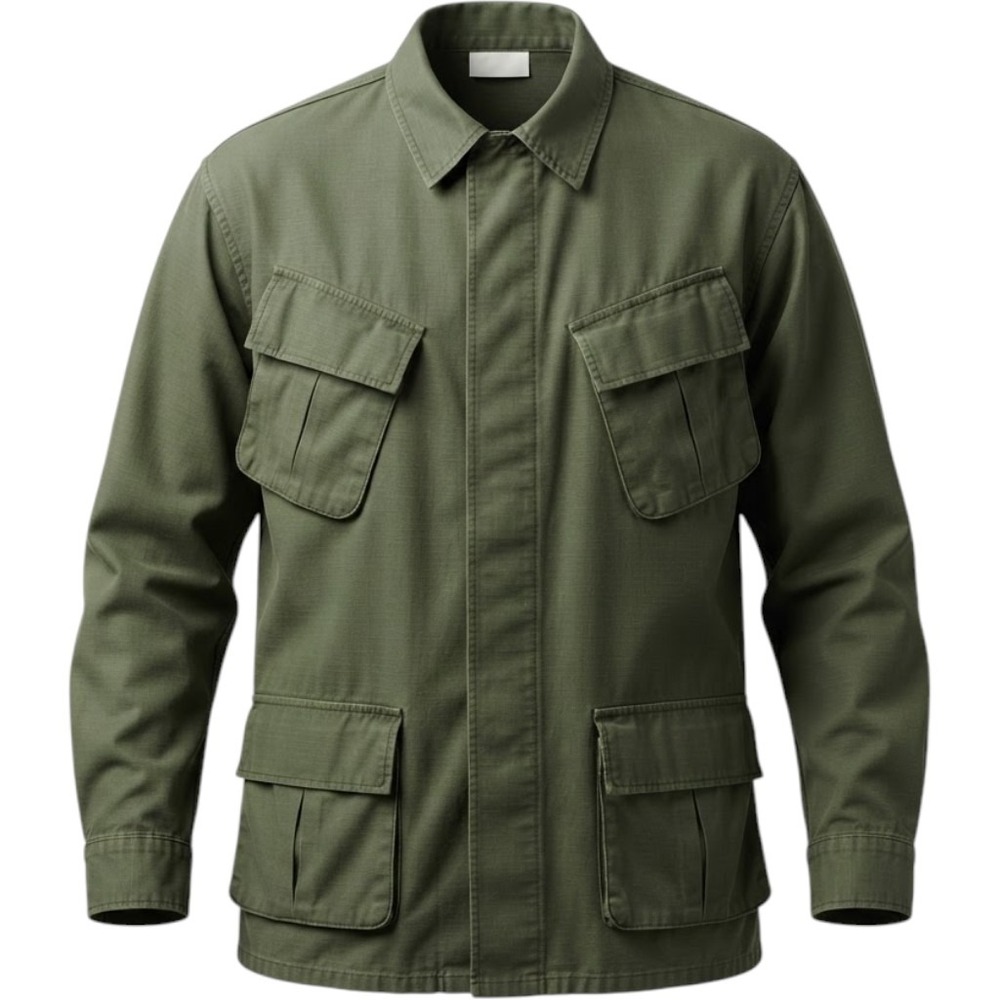 Rothco Ultra Force BDU Field Jacket Mens XXL Green Ripstop Tactical Utility Coat